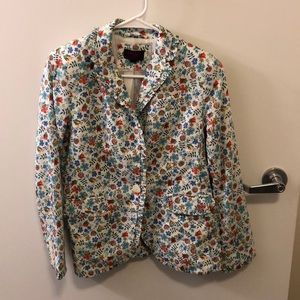 J Crew Liberty Floral Blazer Size P4